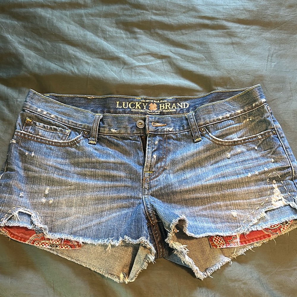 Lucky brand Jean shorts.